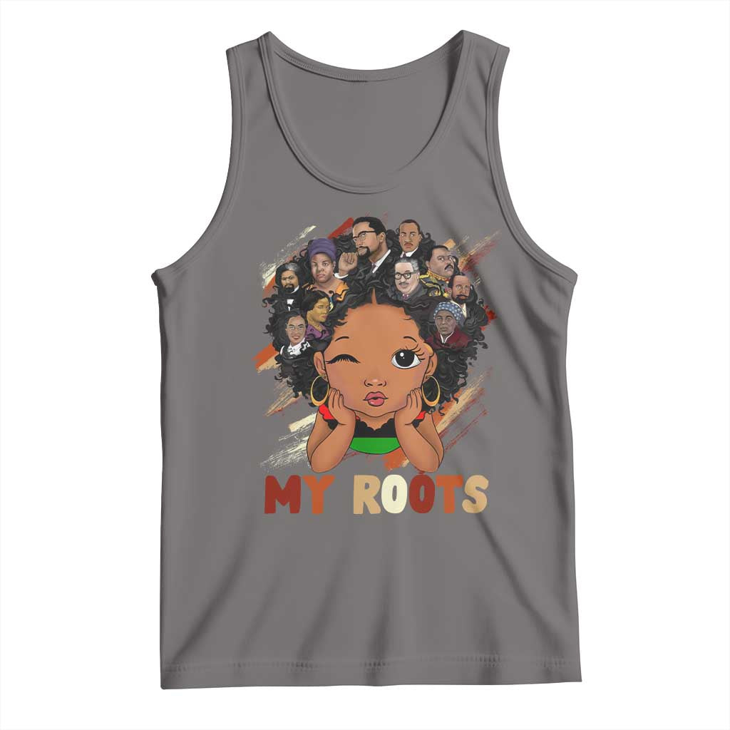 Black African Girl Tank Top Black History Month Juneteenth Gift Afro Empowerment - Wonder Print Shop