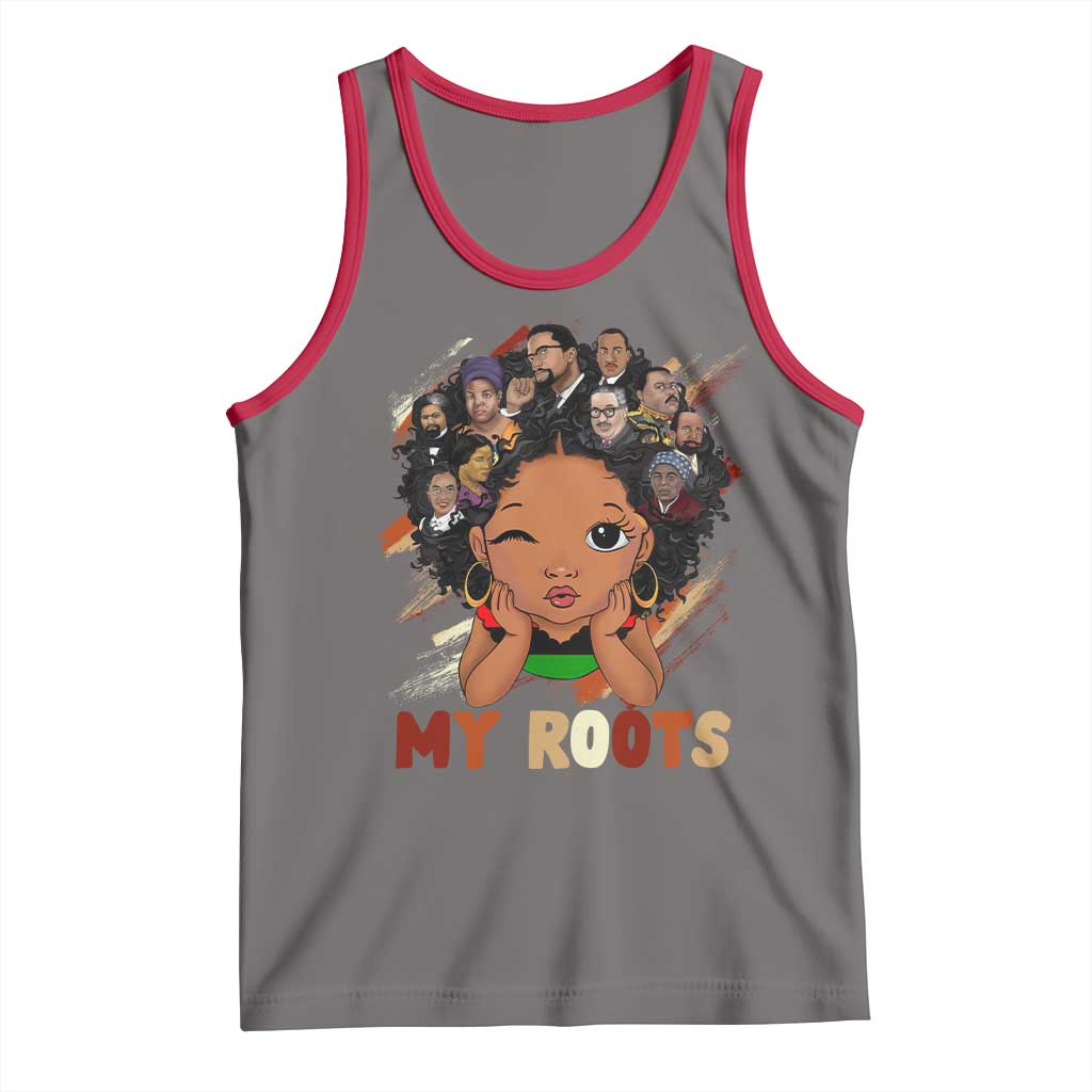 Black African Girl Tank Top Black History Month Juneteenth Gift Afro Empowerment - Wonder Print Shop