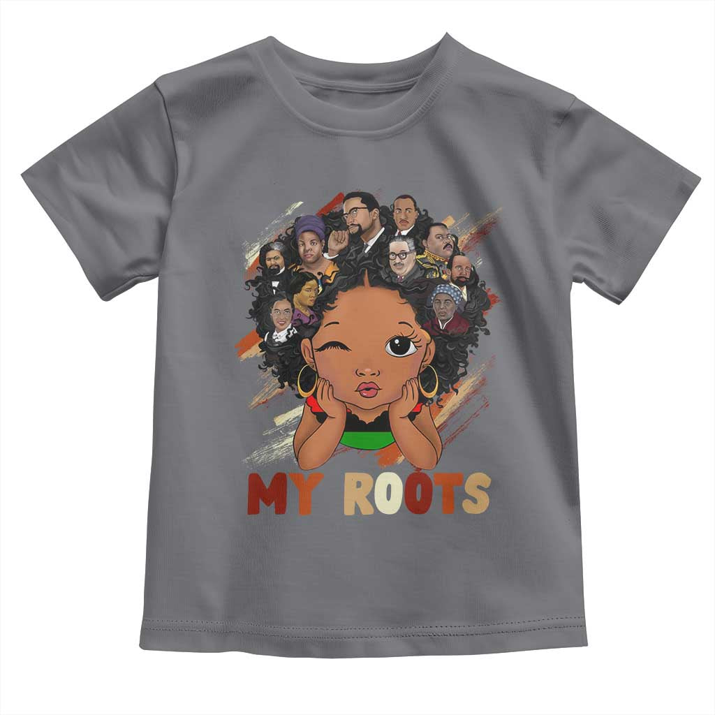 Black African Girl Toddler T Shirt Black History Month Juneteenth Gift Afro Empowerment - Wonder Print Shop
