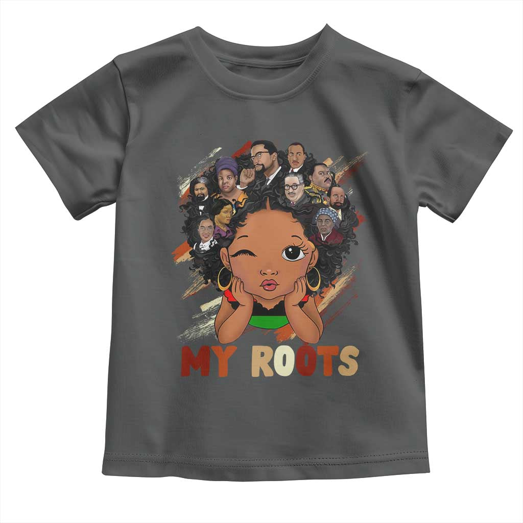 Black African Girl Toddler T Shirt Black History Month Juneteenth Gift Afro Empowerment - Wonder Print Shop