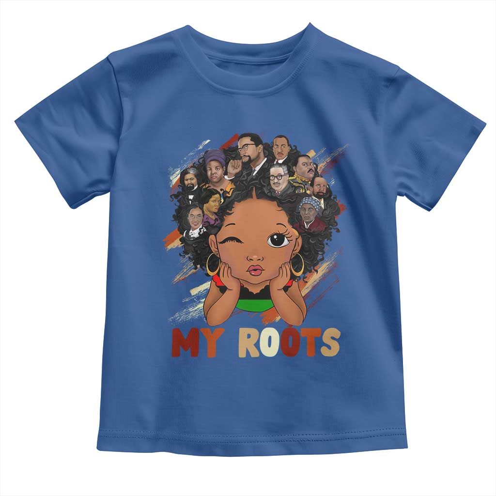 Black African Girl Toddler T Shirt Black History Month Juneteenth Gift Afro Empowerment - Wonder Print Shop
