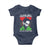 Malcolm X Quote Baby Onesie Retro A Man Who Stands for Nothing Black History - Wonder Print Shop