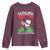 Malcolm X Quote Youth Sweatshirt Retro A Man Who Stands for Nothing Black History - Wonder Print Shop