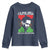Malcolm X Quote Youth Sweatshirt Retro A Man Who Stands for Nothing Black History - Wonder Print Shop