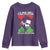 Malcolm X Quote Youth Sweatshirt Retro A Man Who Stands for Nothing Black History - Wonder Print Shop