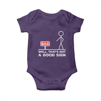 Funny Sarcastic Baby Onesie Well Not A Good Sign Gag Gift - Wonder Print Shop