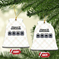 Funny Sarcastic Ceramic Ornament Chance Of Sarcasm Forecast Weather - Wonder Print Shop