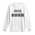 Funny Sarcastic Long Sleeve Shirt Chance Of Sarcasm Forecast Weather - Wonder Print Shop