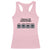 Funny Sarcastic Racerback Tank Top Chance Of Sarcasm Forecast Weather - Wonder Print Shop