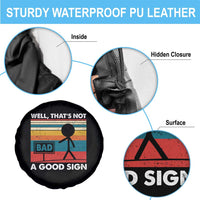 Funny Sarcastic Spare Tire Cover Retro Well Not A Good Sign Gag Gift - Wonder Print Shop