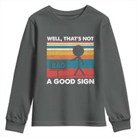 Funny Sarcastic Youth Sweatshirt Retro Well Not A Good Sign Gag Gift - Wonder Print Shop
