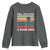 Funny Sarcastic Youth Sweatshirt Retro Well Not A Good Sign Gag Gift - Wonder Print Shop
