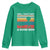 Funny Sarcastic Youth Sweatshirt Retro Well Not A Good Sign Gag Gift - Wonder Print Shop