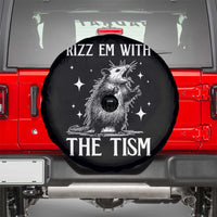Funny Autism Opossum Spare Tire Cover Rizz Em With The Tism Meme Autistic ASD