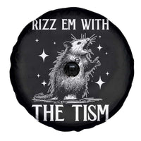 Funny Autism Opossum Spare Tire Cover Rizz Em With The Tism Meme Autistic ASD
