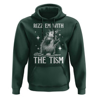 Funny Autism Opossum Hoodie Rizz Em With The Tism Meme Autistic ASD