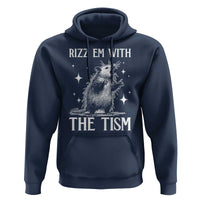 Funny Autism Opossum Hoodie Rizz Em With The Tism Meme Autistic ASD