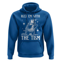Funny Autism Opossum Hoodie Rizz Em With The Tism Meme Autistic ASD