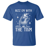 Funny Autism Opossum T Shirt Rizz Em With The Tism Meme Autistic ASD