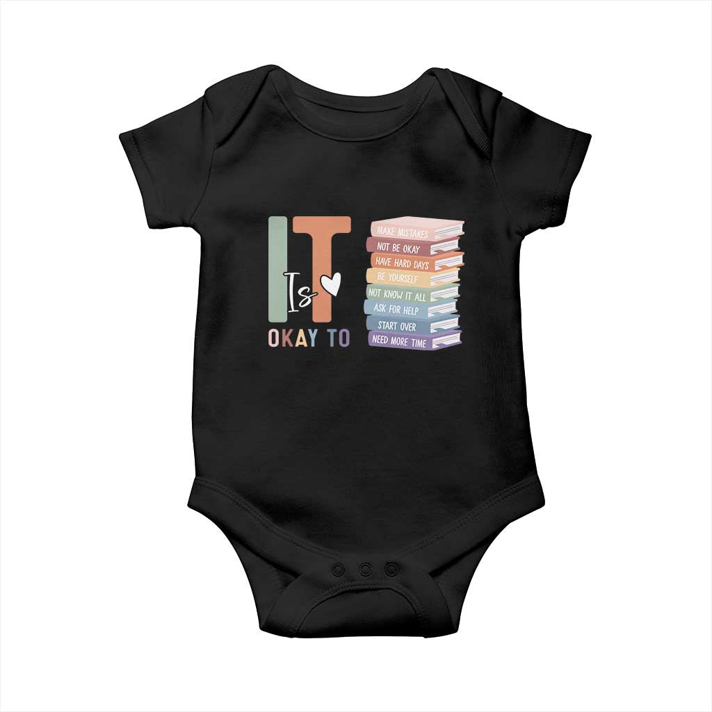 Motivational Baby Onesie It's Okay To Make Some Mistakes