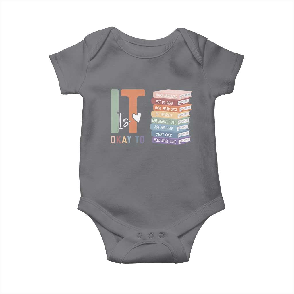 Motivational Baby Onesie It's Okay To Make Some Mistakes