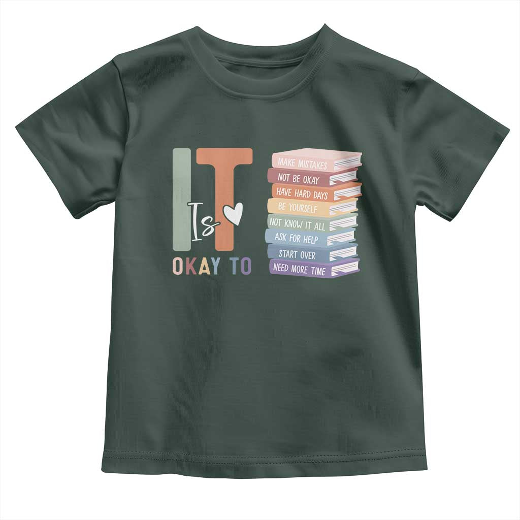 Motivational Toddler T Shirt It's Okay To Make Some Mistakes