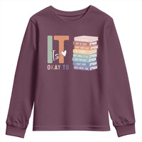 Motivational Youth Sweatshirt It's Okay To Make Some Mistakes