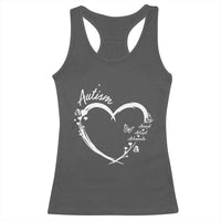 Autism Awareness Adaptation Racerback Tank Top Accept Adapt Advocate Love Heart