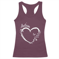Autism Awareness Adaptation Racerback Tank Top Accept Adapt Advocate Love Heart
