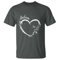 Autism Awareness Adaptation T Shirt Accept Adapt Advocate Love Heart
