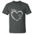 Autism Awareness Adaptation T Shirt Accept Adapt Advocate Love Heart