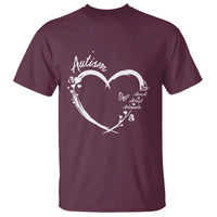Autism Awareness Adaptation T Shirt Accept Adapt Advocate Love Heart