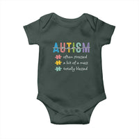 Blessed Autism Mama Baby Onesie Often Stressed A Bit of A Mess Totally Blessed