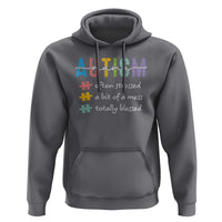 Blessed Autism Mama Hoodie Often Stressed A Bit of A Mess Totally Blessed