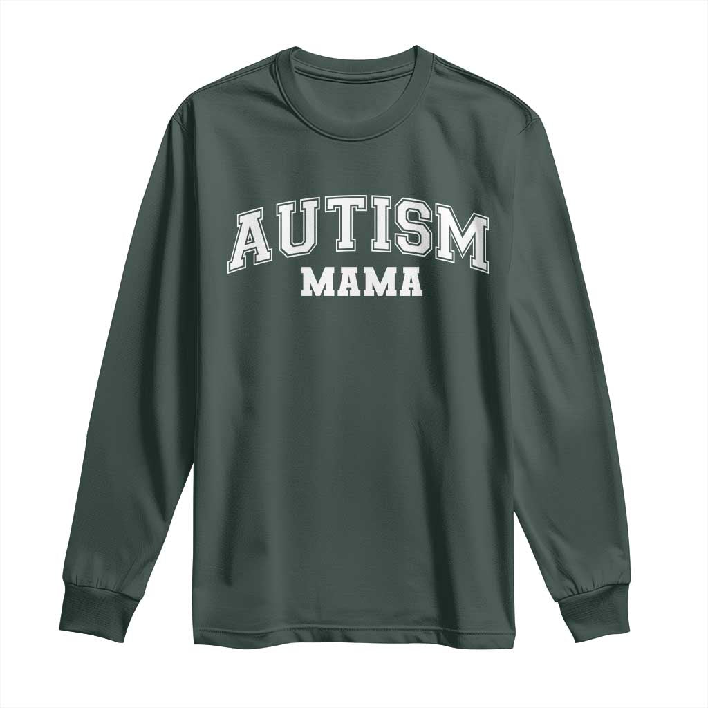 Autism Mama Long Sleeve Shirt Autistic Mom Blessed