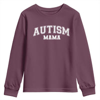 Autism Mama Youth Sweatshirt Autistic Mom Blessed