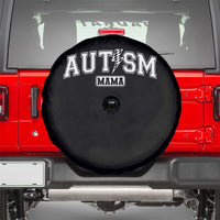 Autism Mama Lightning Bolt Checkered Spare Tire Cover Autistic Mom Blessed