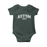 Autism Mama Lightning Bolt Checkered Baby Onesie Autistic Mom Blessed