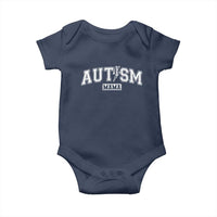 Autism Mama Lightning Bolt Checkered Baby Onesie Autistic Mom Blessed