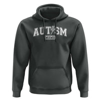Autism Mama Lightning Bolt Checkered Hoodie Autistic Mom Blessed