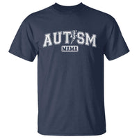 Autism Mama Lightning Bolt Checkered T Shirt Autistic Mom Blessed