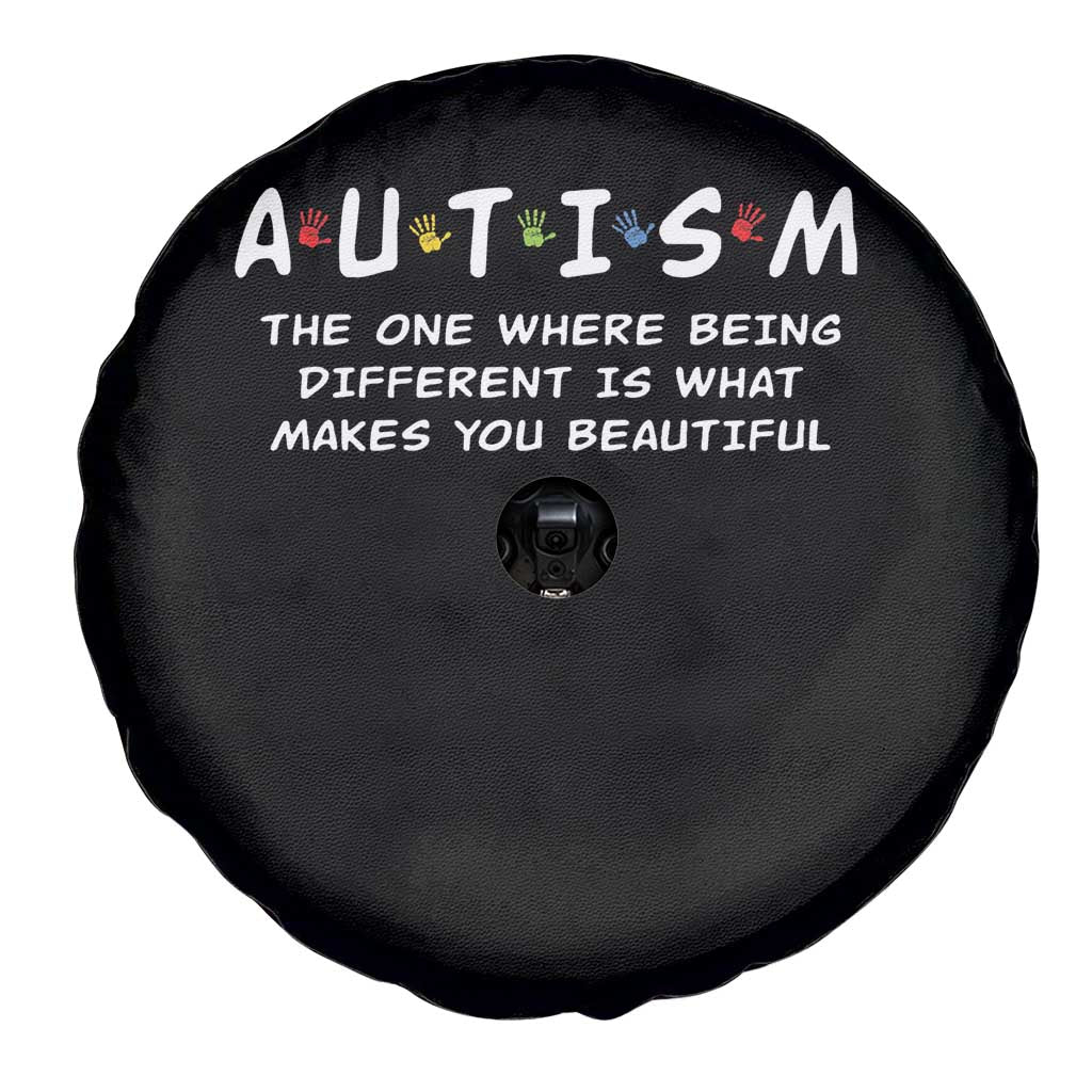 Friends Autism Spare Tire Cover The One Where Being Different is What Makes You Beautiful