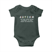 Friends Autism Baby Onesie The One Where Being Different is What Makes You Beautiful