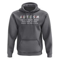 Friends Autism Hoodie The One Where Being Different is What Makes You Beautiful