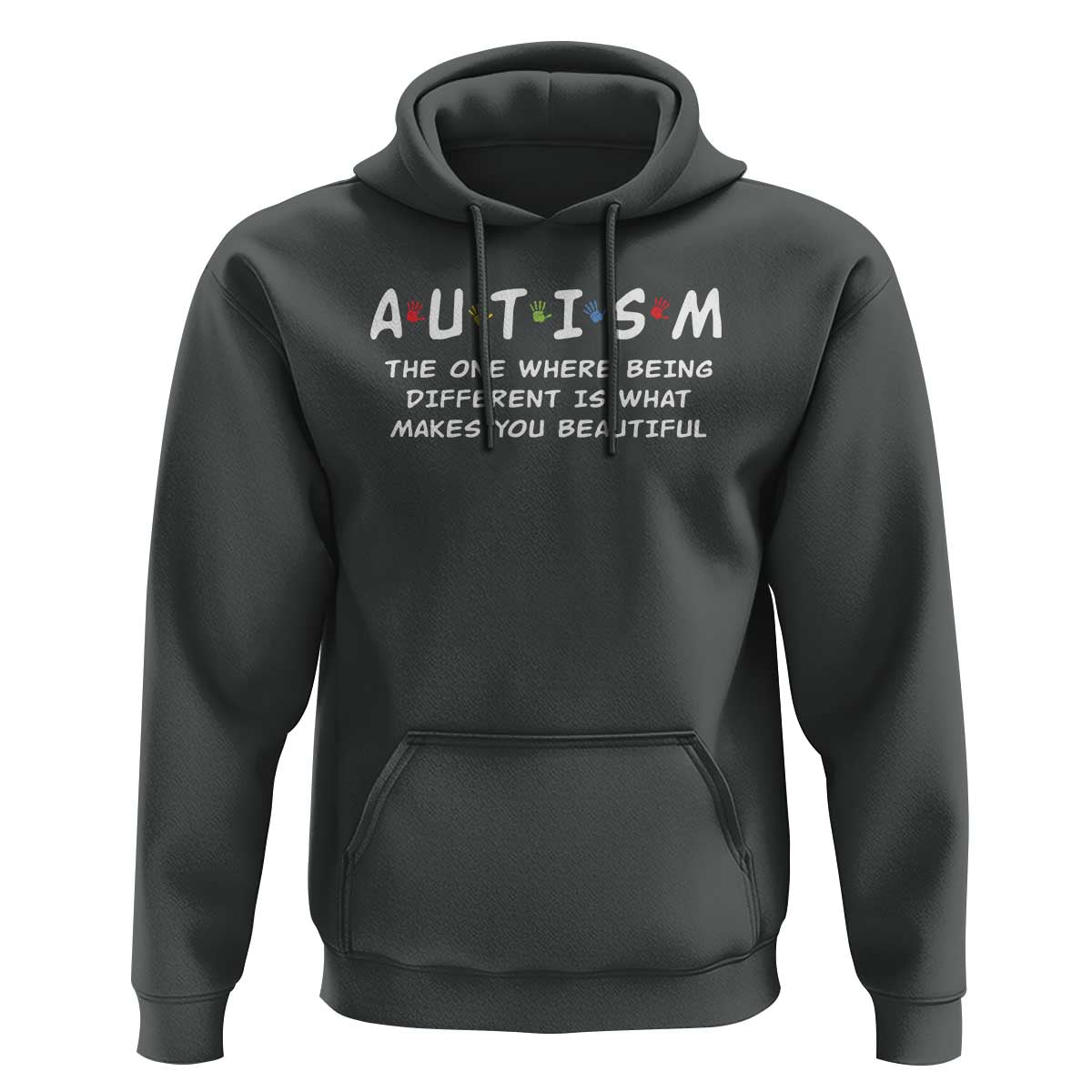 Friends Autism Hoodie The One Where Being Different is What Makes You Beautiful
