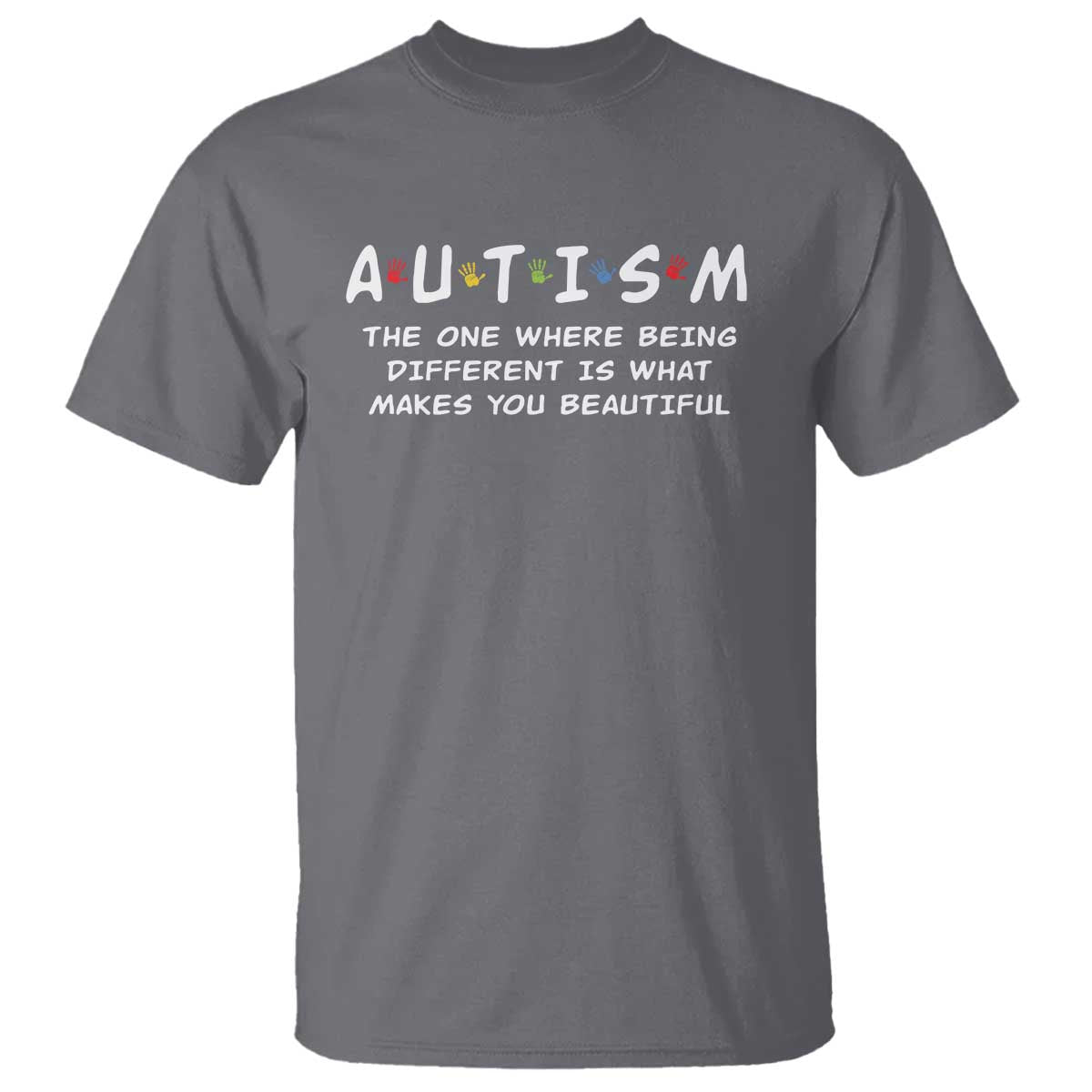 Friends Autism T Shirt The One Where Being Different is What Makes You Beautiful