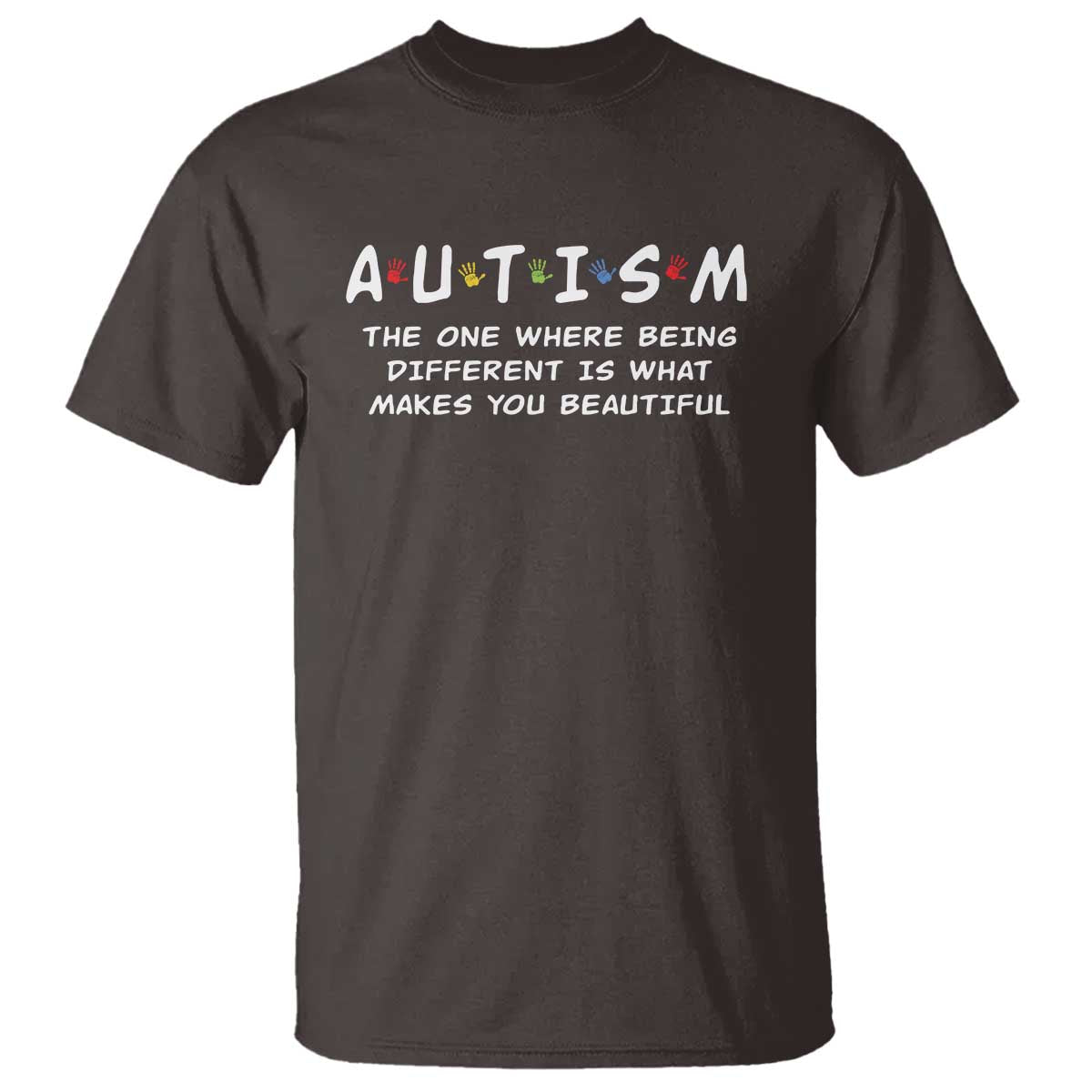 Friends Autism T Shirt The One Where Being Different is What Makes You Beautiful