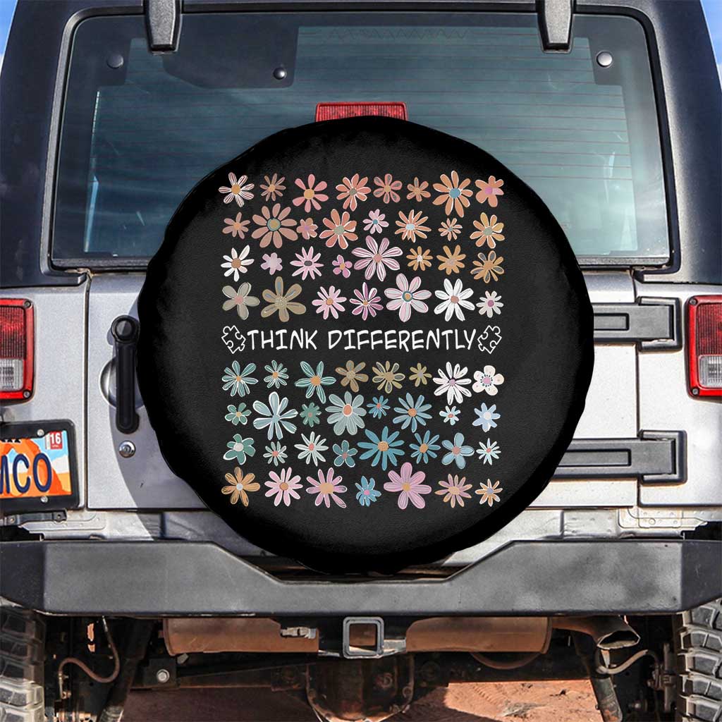 Autism Awareness Spare Tire Cover Think Differently Neurodiversity Sped Teacher