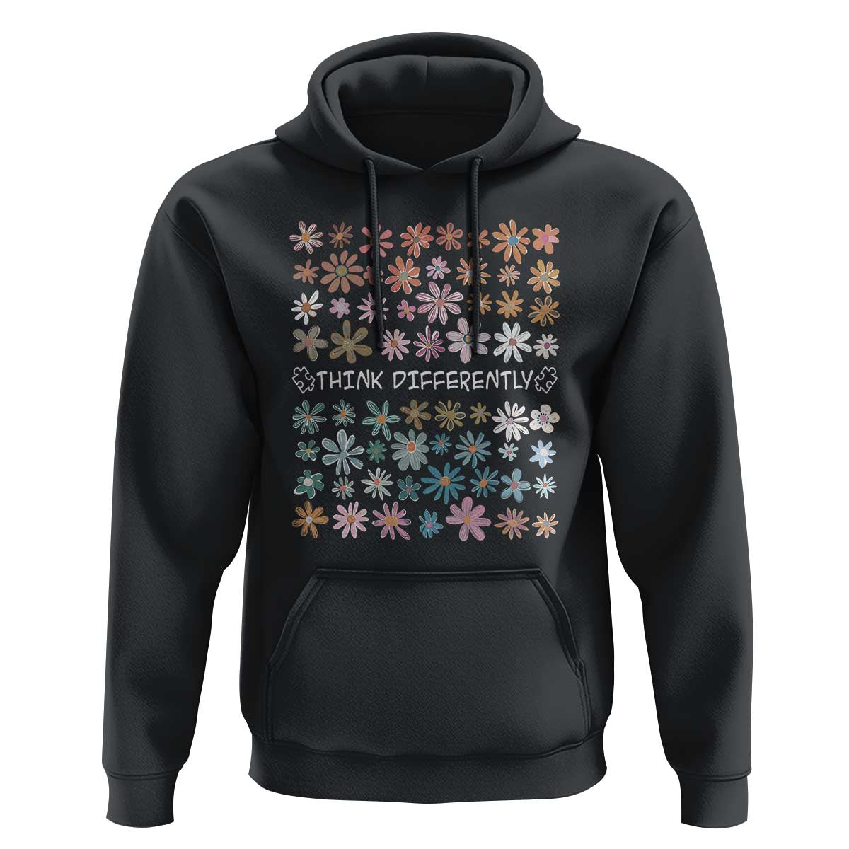 Autism Awareness Hoodie Think Differently Neurodiversity Sped Teacher