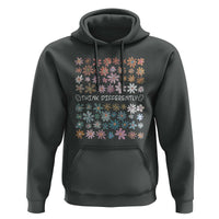 Autism Awareness Hoodie Think Differently Neurodiversity Sped Teacher